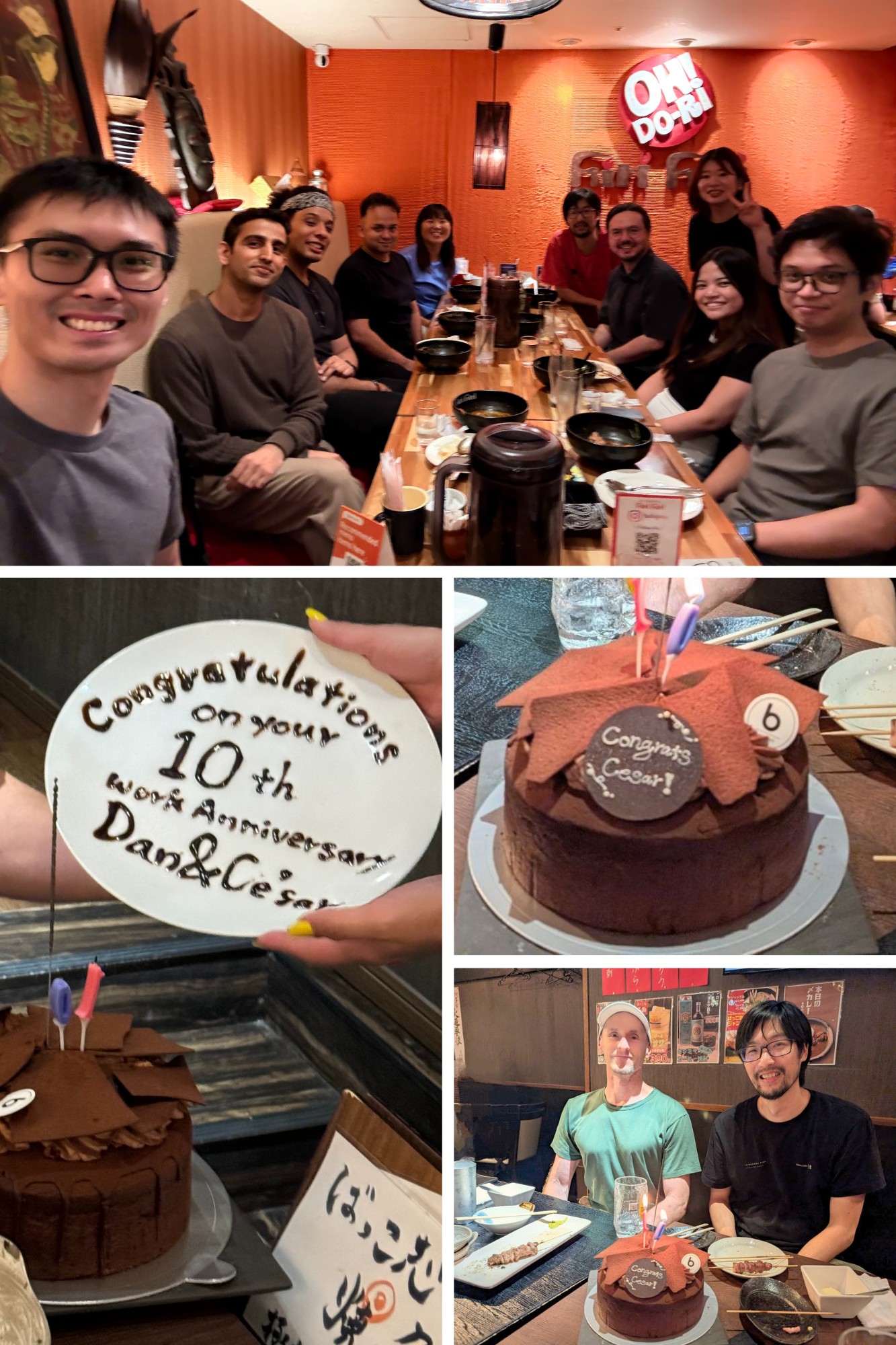 RoomBoss 札幌でのチームディナー