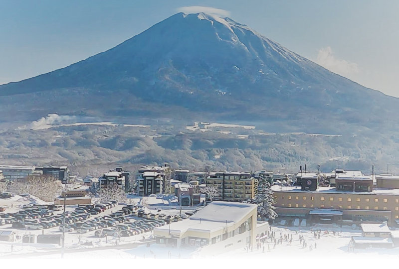 Mt Yotei on the New Year's Day 2023